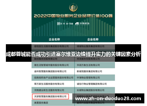 成都蓉城能否成功引进塞尔维亚边锋提升实力的关键因素分析 成都蓉城能否成功引进塞尔维亚边锋提升实力的关键因素分析
